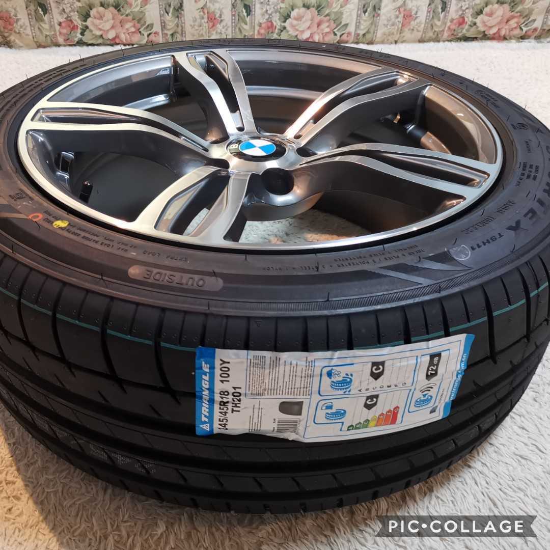 新品 タイヤホイール4本セット BMW 5シリーズ 6シリーズ X3 F10 F11 F12 F13 E83 359 タイヤ付き4本セット245/45R18 245/45R18_画像9