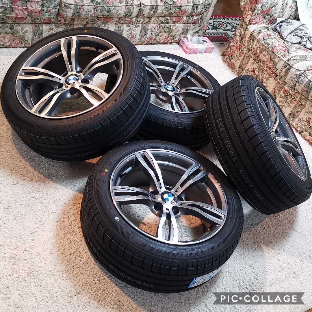 新品 タイヤホイール4本セット BMW 5シリーズ 6シリーズ X3 F10 F11 F12 F13 E83 359 タイヤ付き4本セット245/45R18 245/45R18_画像1