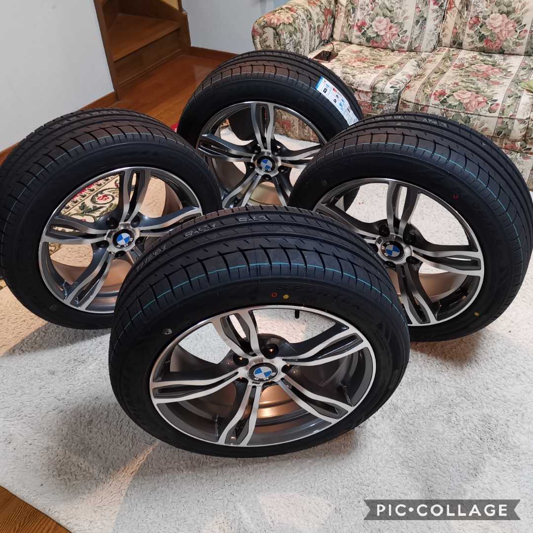 新品 タイヤホイール4本セット BMW 5シリーズ 6シリーズ X3 F10 F11 F12 F13 E83 359 タイヤ付き4本セット245/45R18 245/45R18_画像2