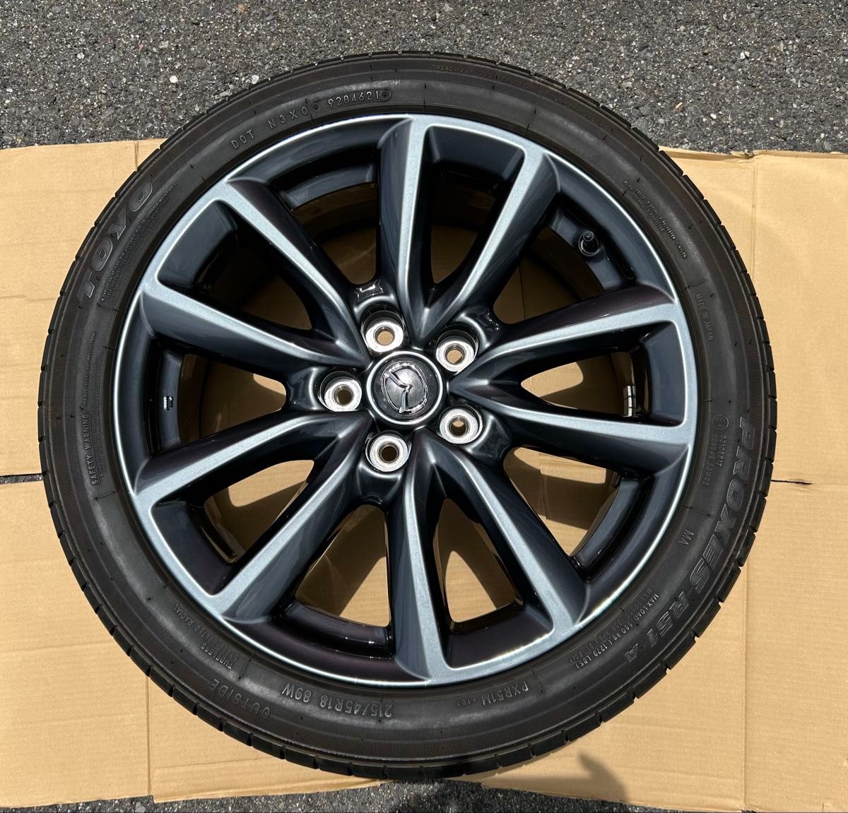 mazda3 ファストバック ホイール 純正 4本セット ガンメタ マツダ3 4個セットMAZDA3 純正ホイール 18インチ マツダ3ファストバック
