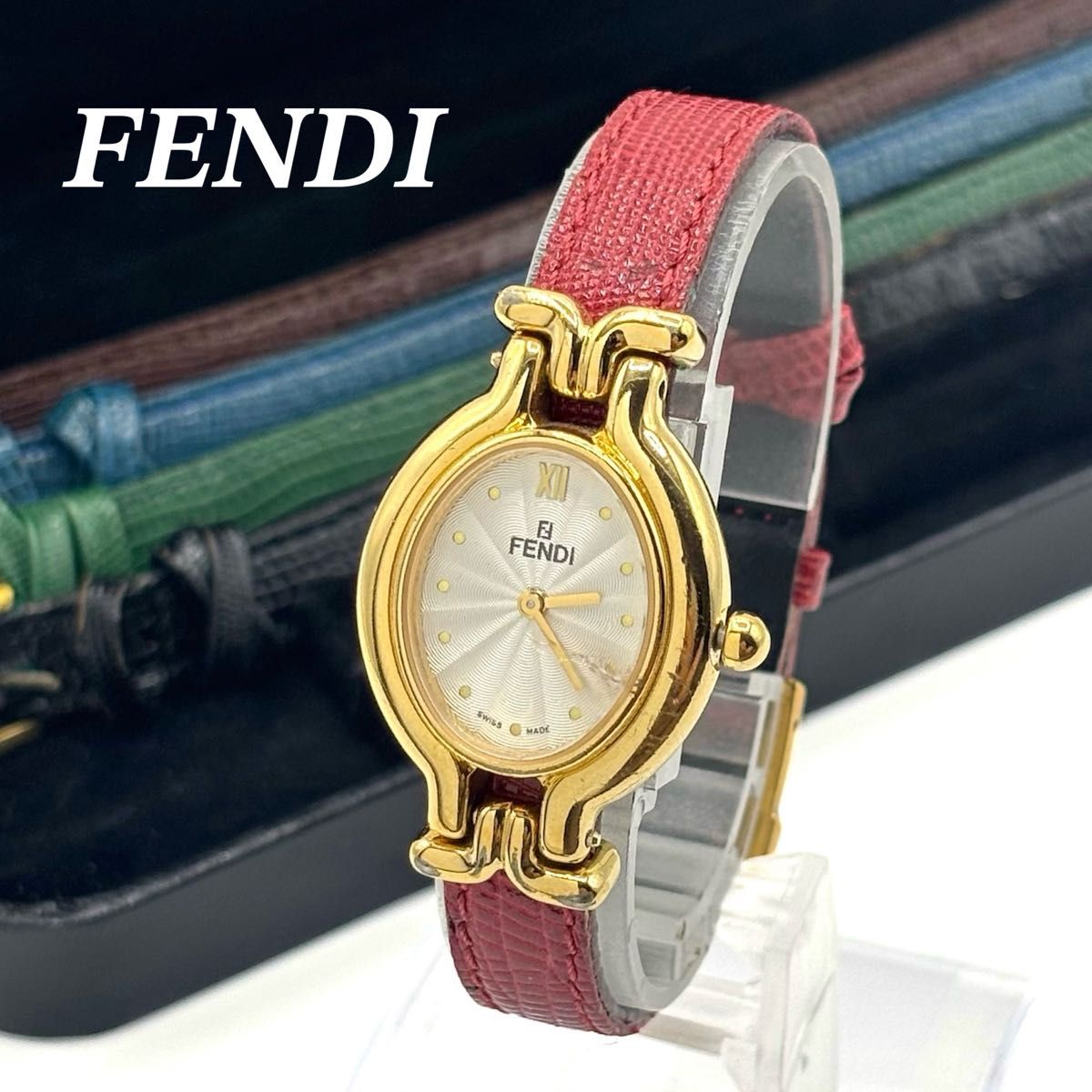 FENDI!COACH!腕時計 FENDI フェンディ 腕時計 デイト クォーツ クォーツ レザー