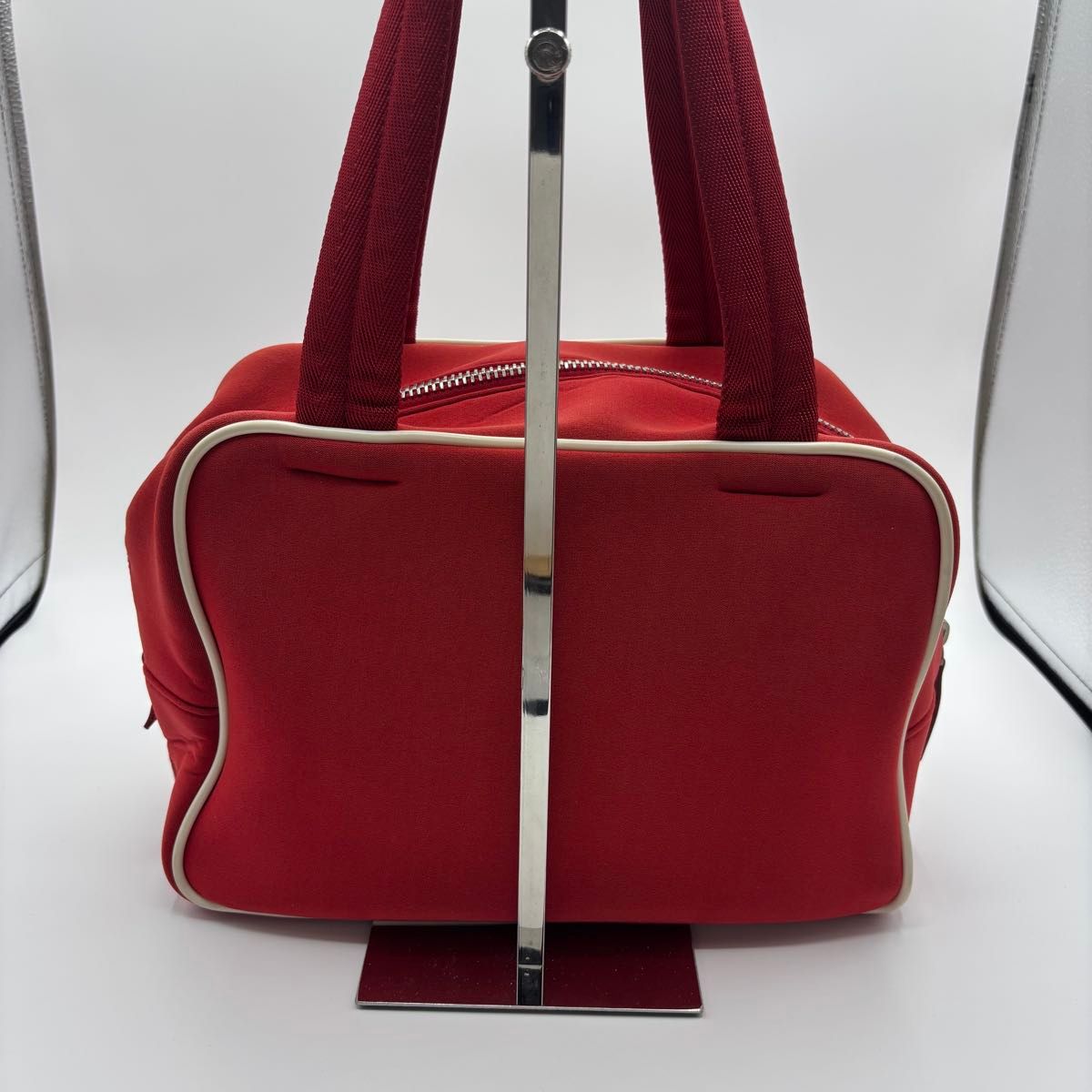 極美品 プラダスポーツ ミニボストン ハンドバック ブラック ナイロン 白タグ PRADA プラダ PRADA SPORTS プラダスポーツ ハンドバック ミニ