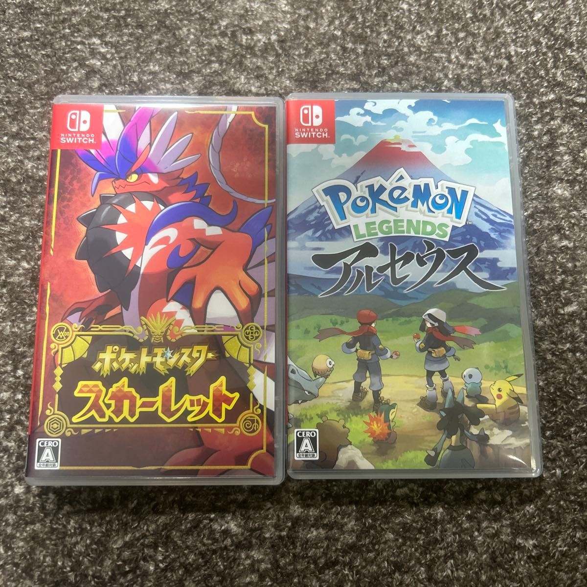ポケモン レジェンズ アルセウス & スカーレット セット スイッチソフトまとめ売り ポケットモンスタースカーレット