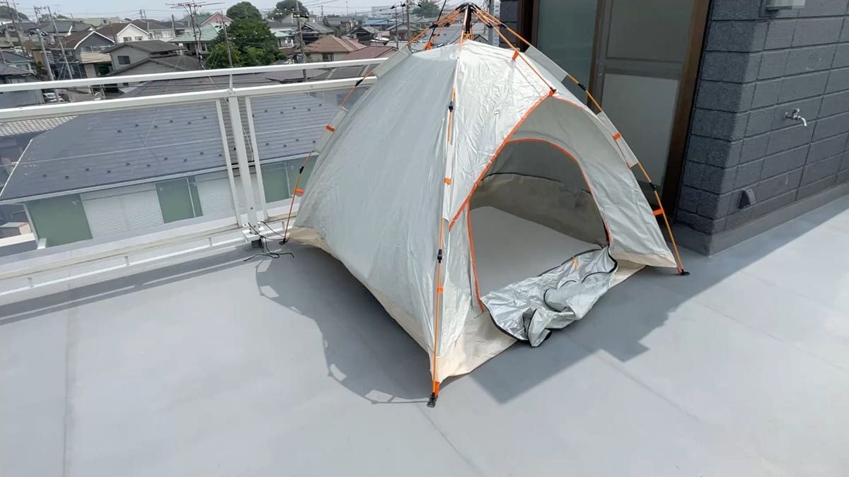 ワンタッチテント 簡単設営 キャンプ アウトドア