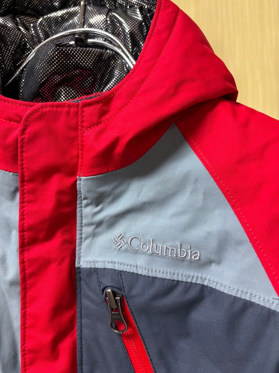 Columbia 子ども用 スキー ウェア 赤 コロンビア 100 3t スキーウェア 子供 columbia スキーウエア
