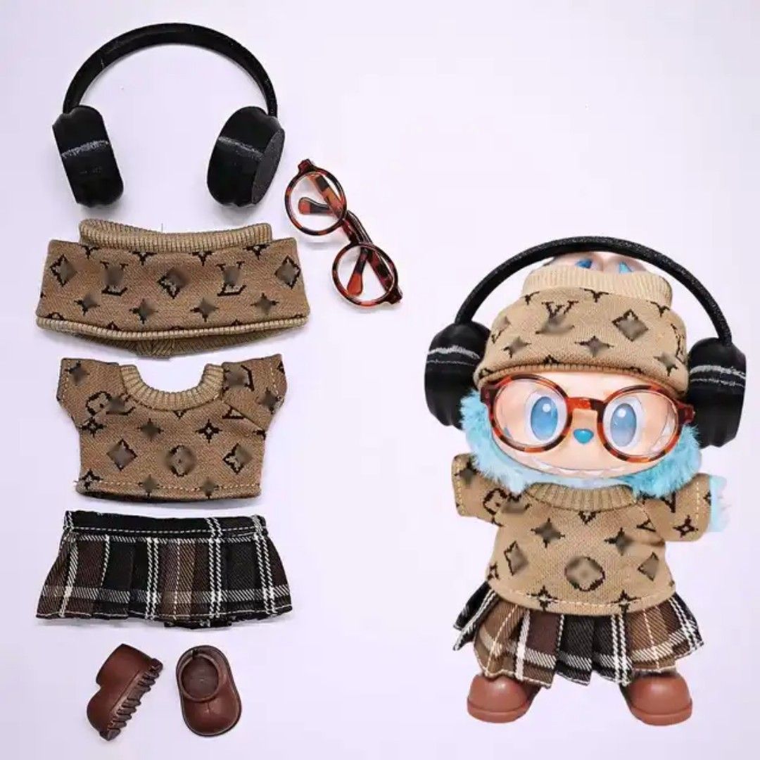 美品 LABUBU服着せ替えラブブ服 6点 ラブブ labubu 着せ替え コスチューム 6点セット|Yahoo!フリマ