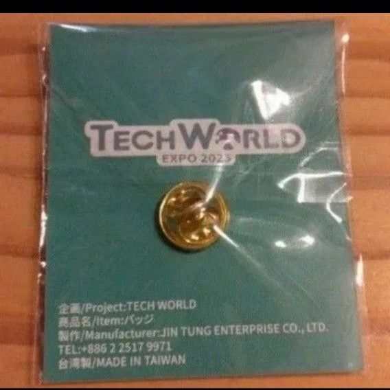 万博 テックワールド 台湾 ピンバッジ EXPO2025 TechWorld 大阪関西万博 ピンバッジ 台湾|Yahoo
