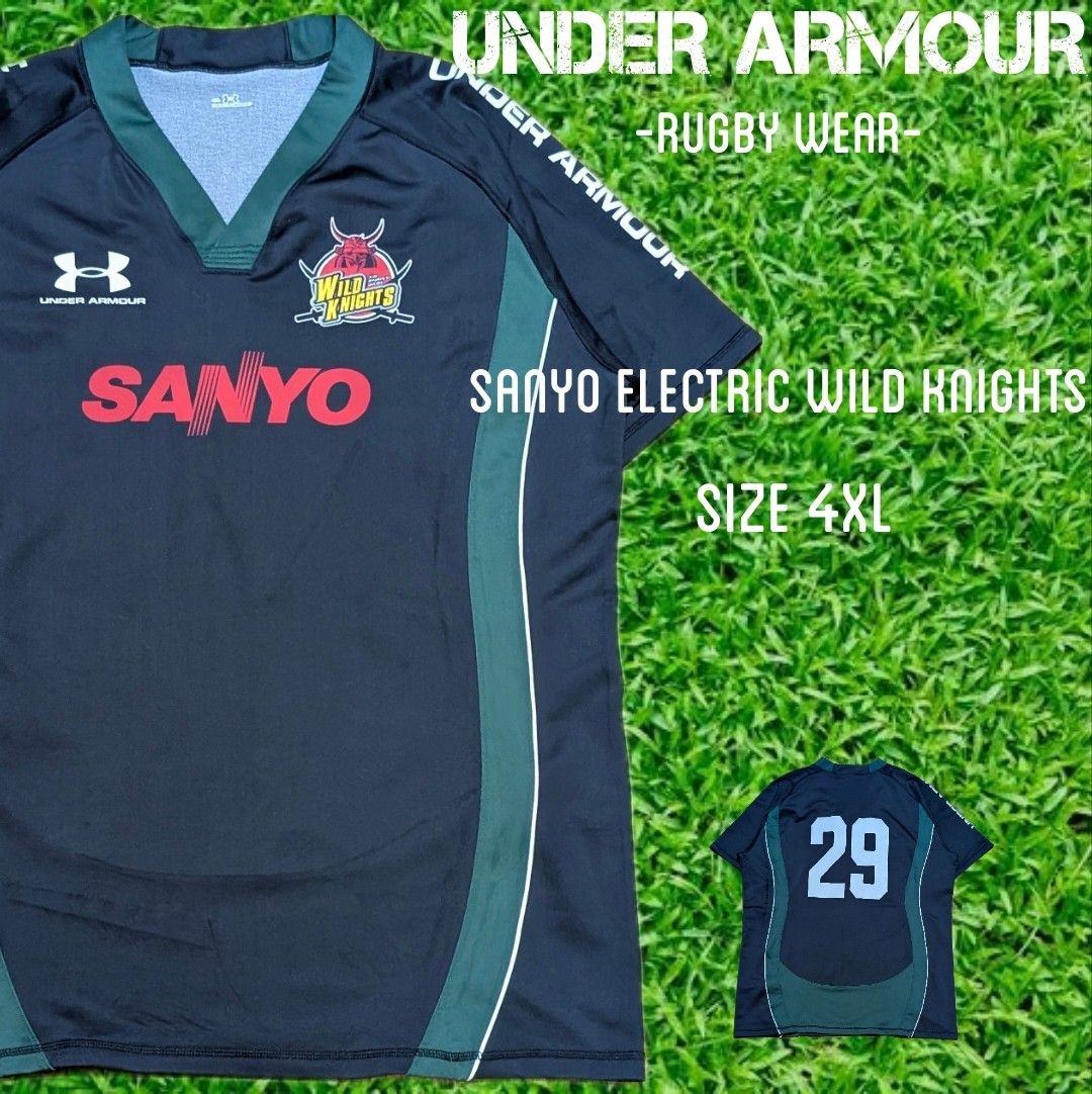 UNDER ARMOUR アンダーアーマー ピステ 三洋電機ワイルドナイツ アンダーアーマー ラグビージャージ 三洋電機ワイルドナイツ