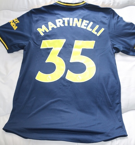 [Бесплатная доставка] Arsenal Martinelli 2019-20 Away Autentic (M)