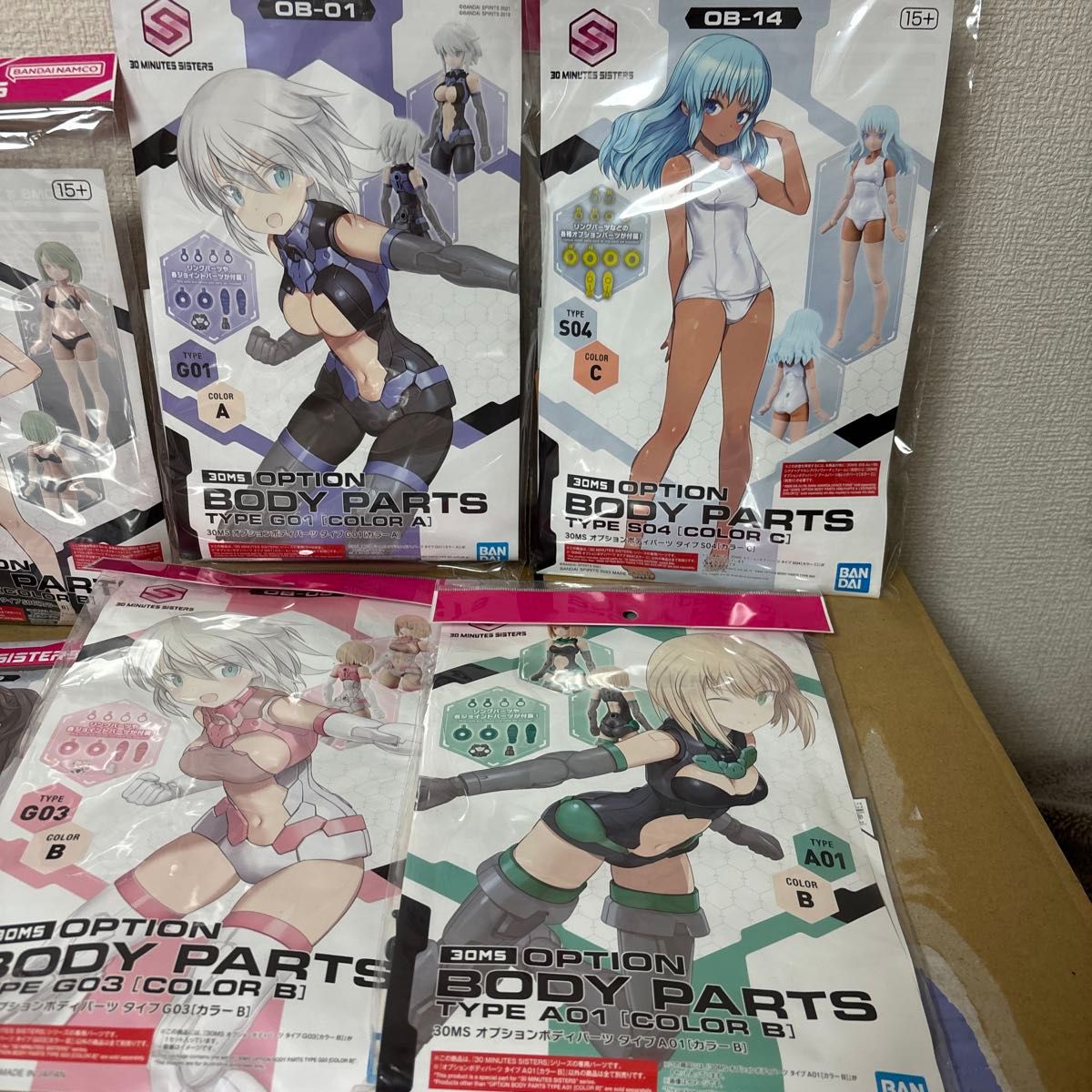 30MS オプションパーツ等まとめ売り 30MS オプションボディパーツ&パーツセットまとめ売り17点セット