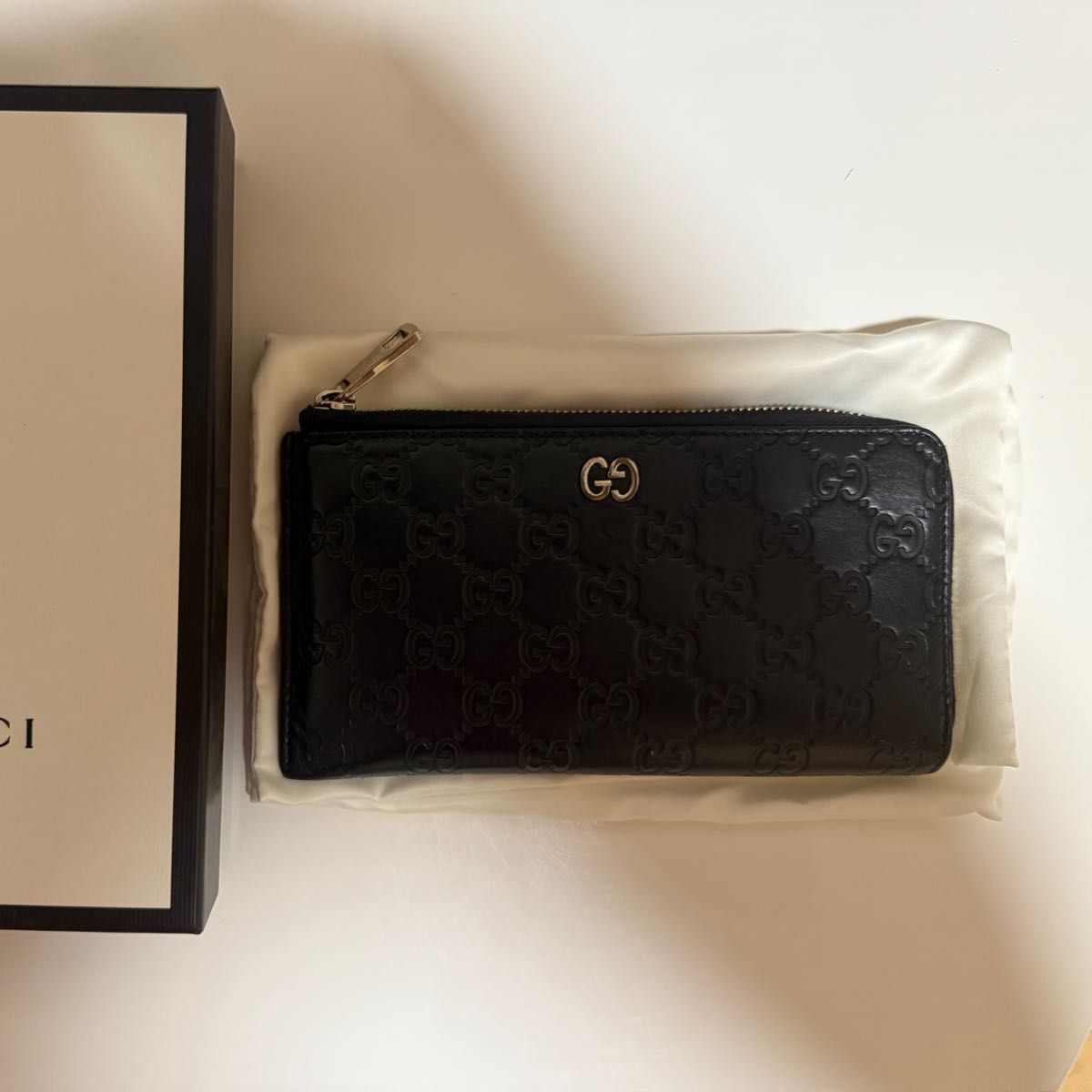 GUCCI ブラックレザー 長財布 GUCCI ブラックレザー 財布 GUCCI 長財布 財布|Yahoo!フリマ