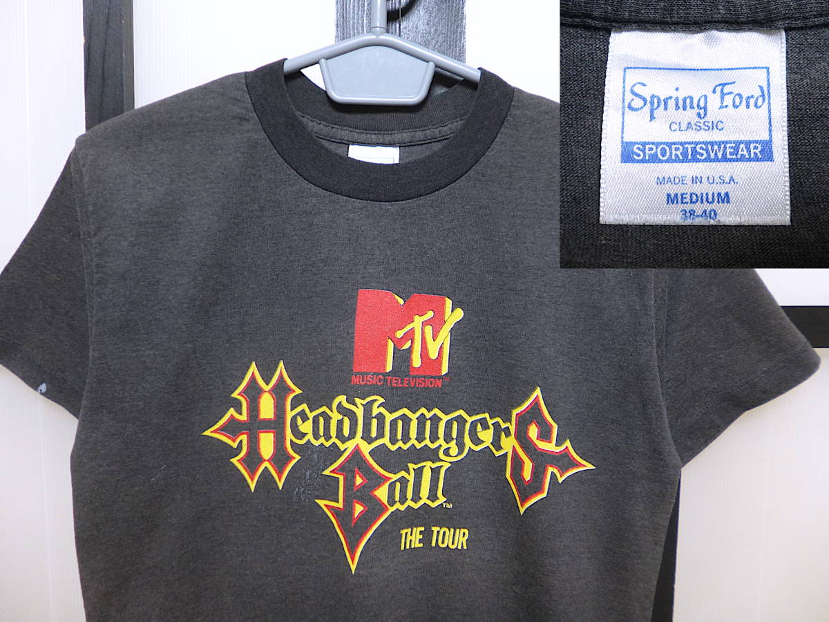 官製 ☆Headbangers Ball ☆ 1989 ツアー ヴィンテージ Tシャツ - www 