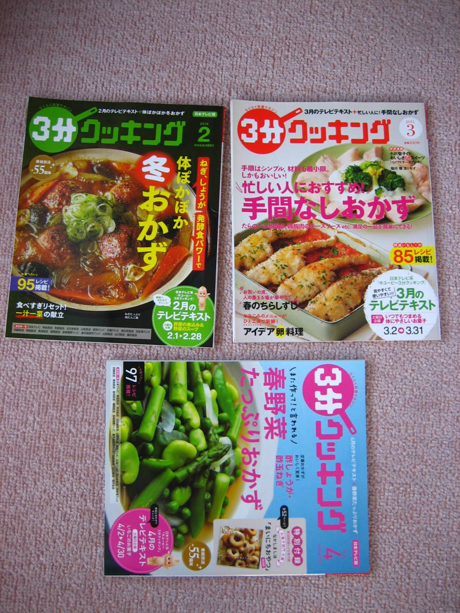 201５年 3分クッキングの値段と価格推移は 2件の売買情報を集計した201５年 3分クッキングの価格や価値の推移データを公開