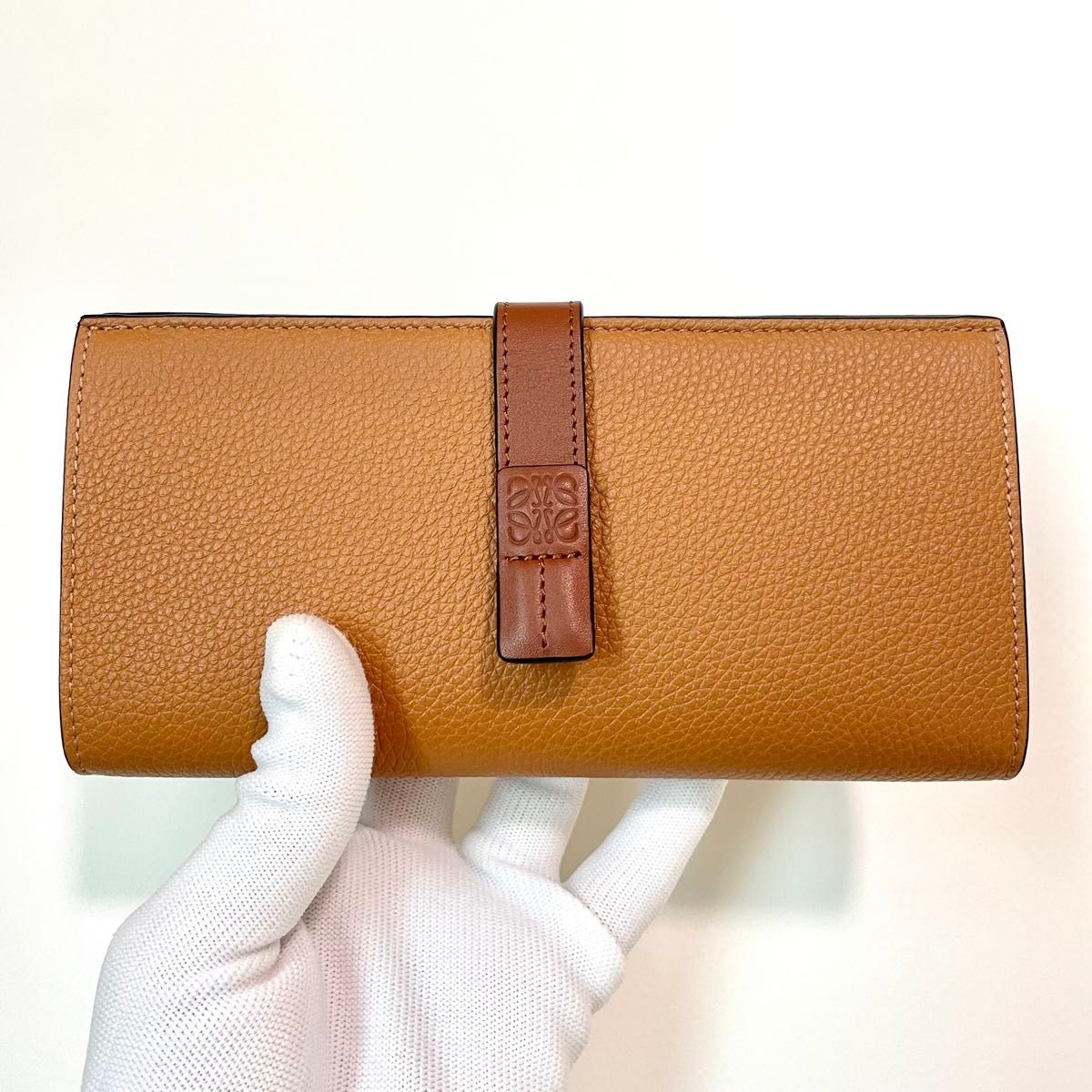 ロエベ 長財布 バーティカル ウォレット 本革 エレガント 茶 LOEWE ロエベ 長財布 バーティカル ウォレット レディース