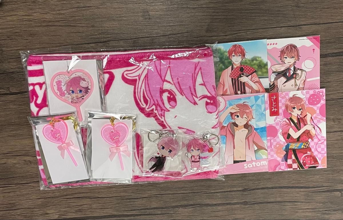 さとみくん まとめ売り 大量 すとぷり アクスタ カード キーホルダー タオル さとみくん まとめ売り 大量 すとぷり アクスタ カード