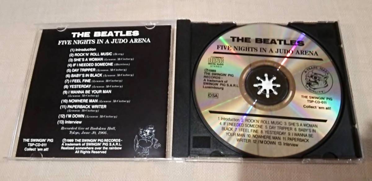 ビートルズ/THE BEATLES「FIVE NIGHTS IN A JUDO ARENA」