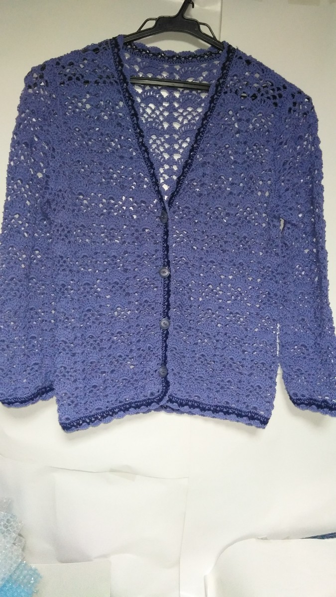 かぎ針編み カーデ サンプル
