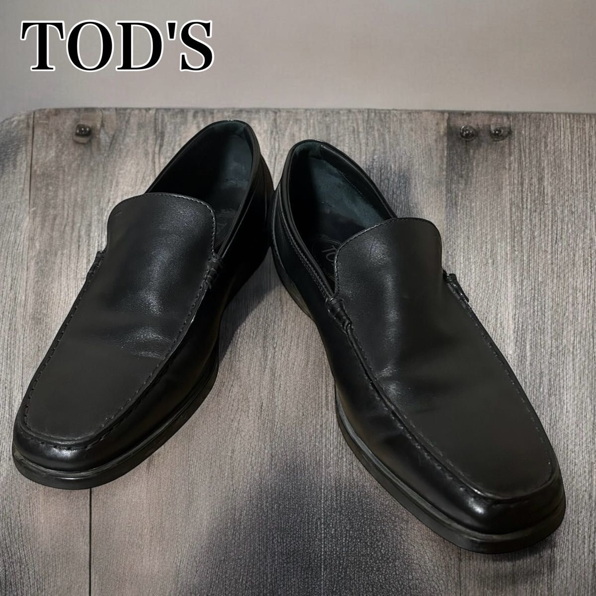 トッズ スリッポン レザーシューズ トッズ TOD'S 靴 ドライビングシューズ レザー 約27cm