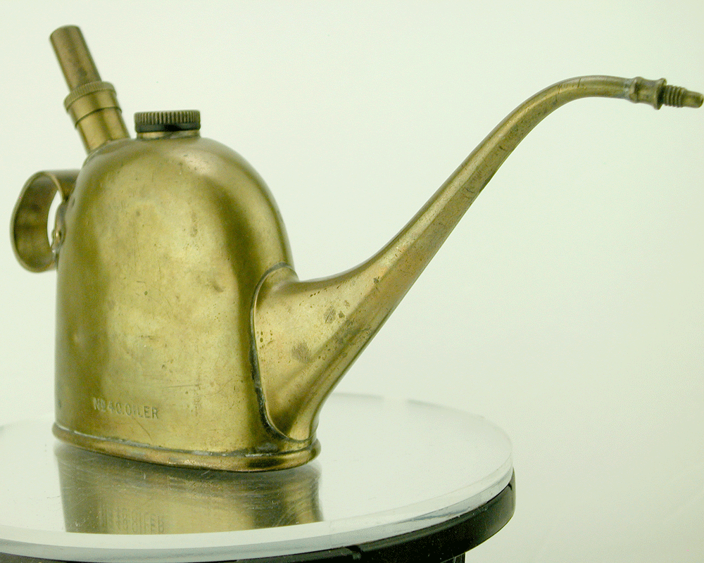 * beautiful * rare *1920S*Lucas( Lucas )*OILER* brass made * pump up *No40* beautiful goods *USD