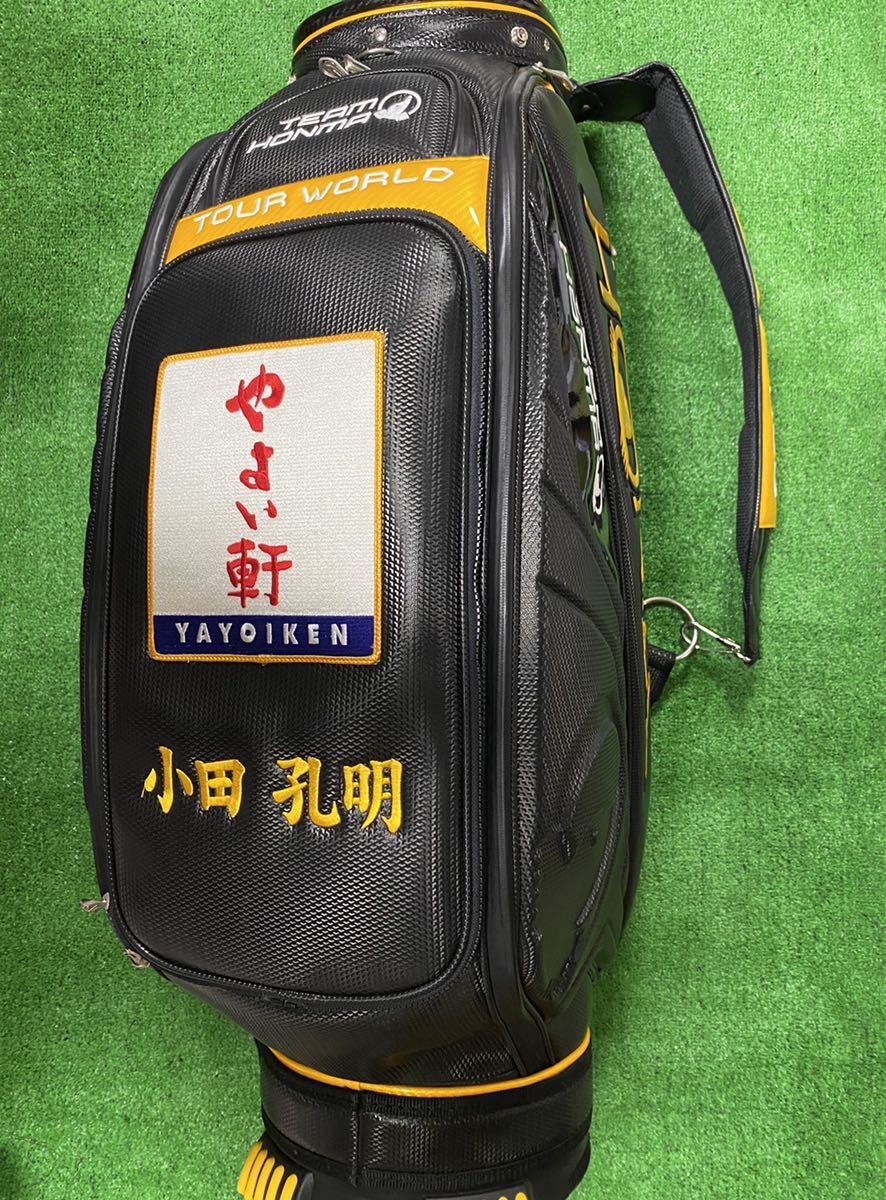 男子プロゴルファー 小田孔明プロ ツアー実使用 HONMA GOLF キャディバッグ_画像1