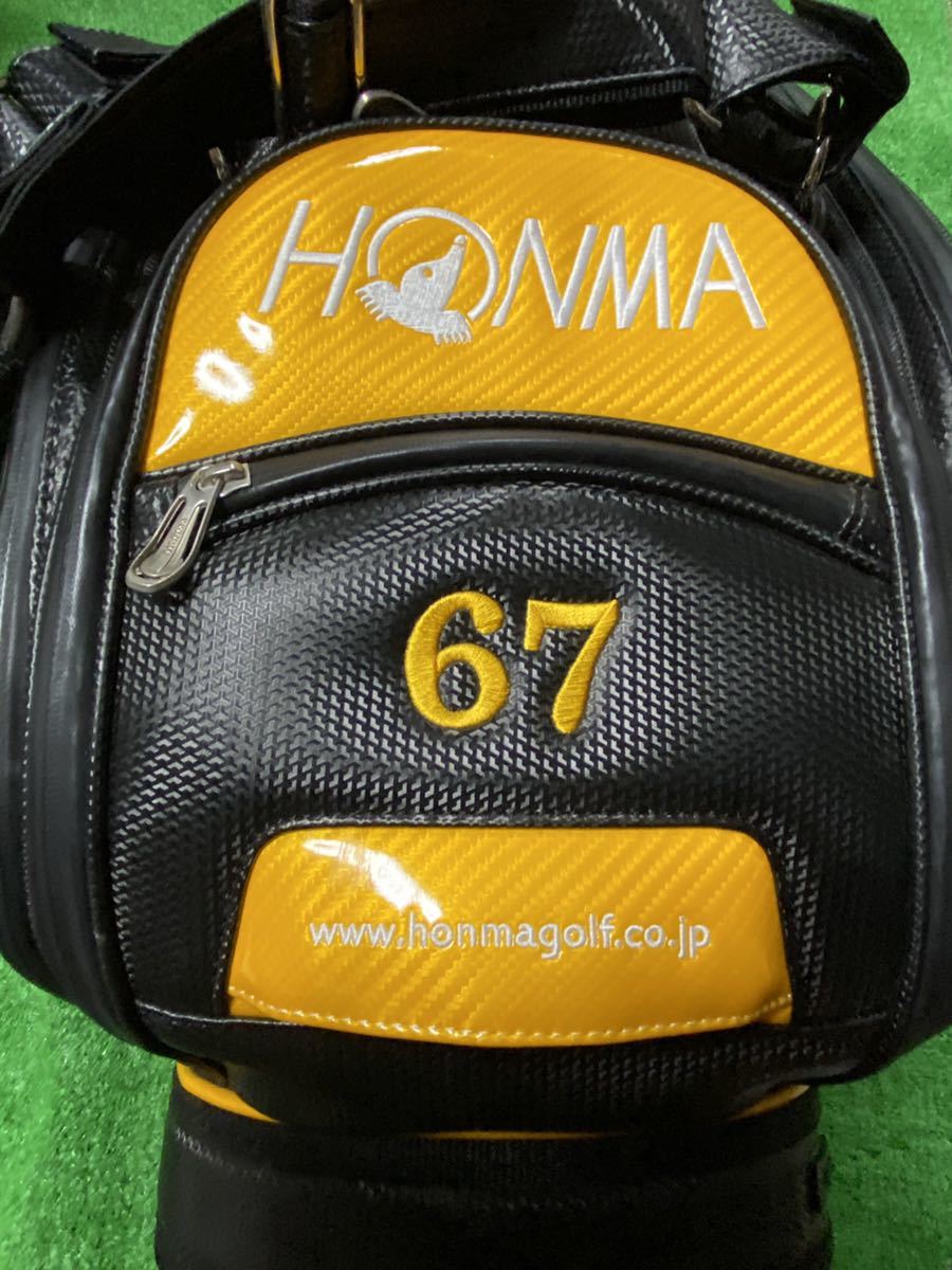 男子プロゴルファー 小田孔明プロ ツアー実使用 HONMA GOLF キャディバッグ_画像7