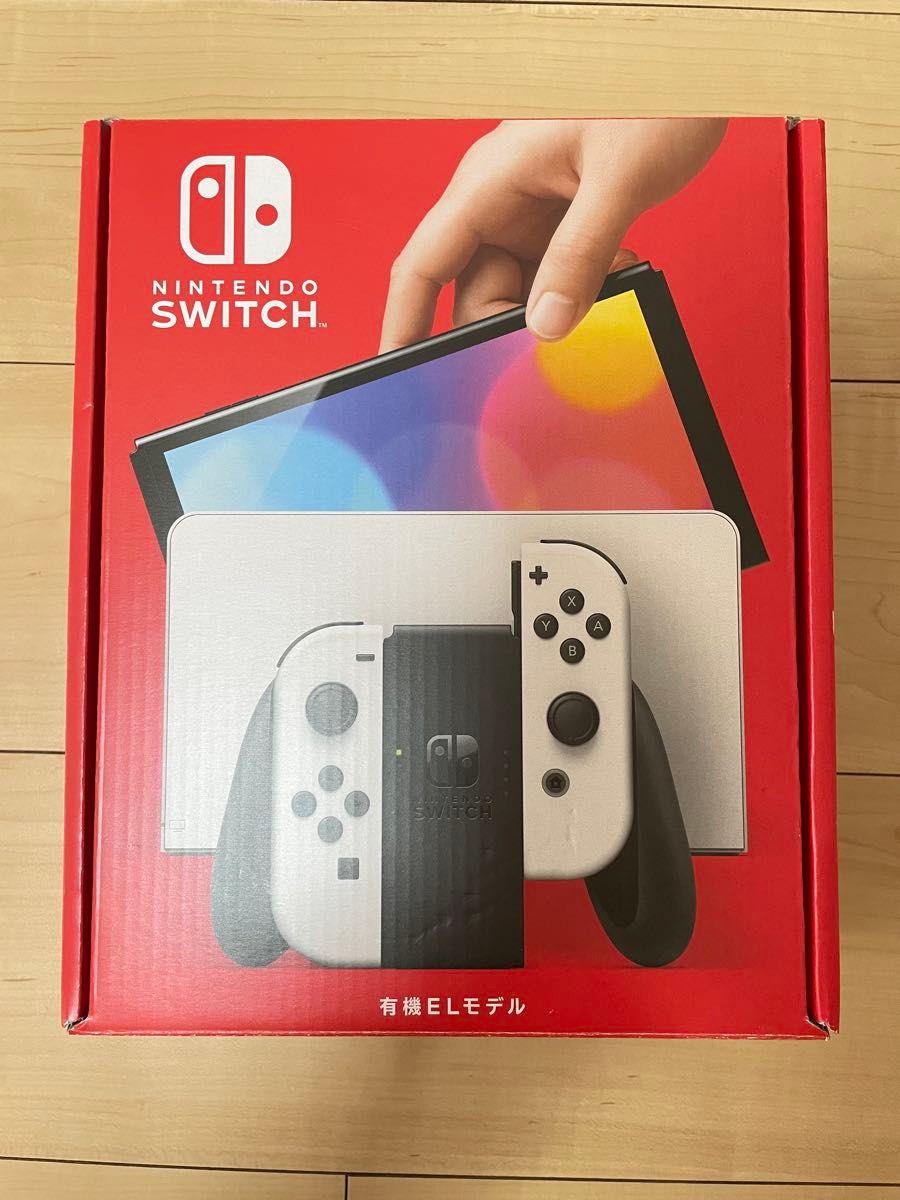 新品未使用Nintendo Switch 本体 保護フィルム付き Nintendo Switch 有機ELモデル 本体 ホワイト +保護フィルム付き
