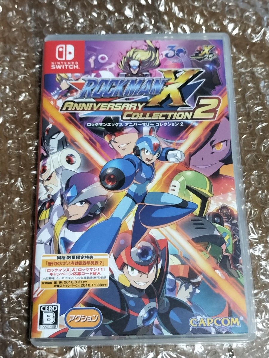 中古美品 ロックマンX アニバーサリー コレクション 2 switchソフト ロックマンX アニバーサリー コレクション2 中古美