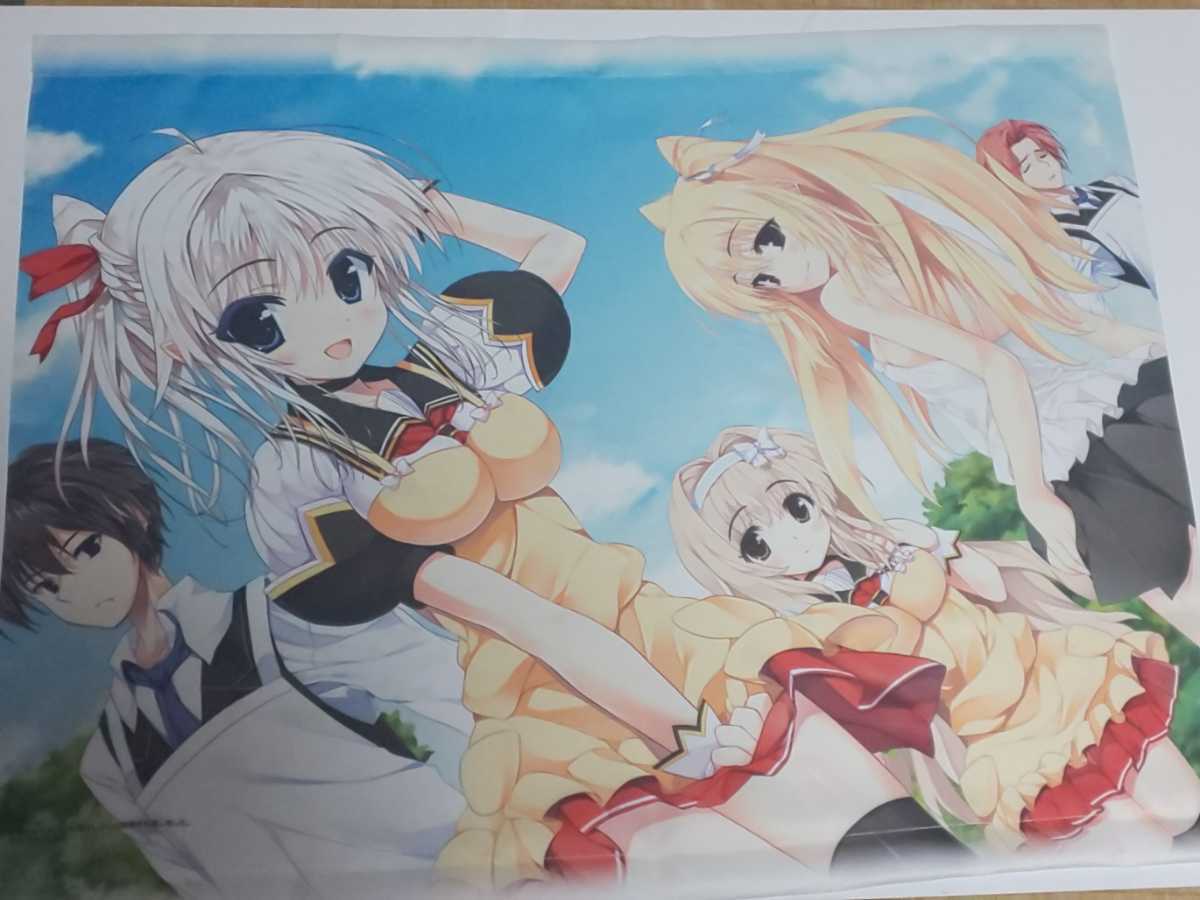 Paypayフリマ 棒欠品 キャラアニ販売 勇者になれなかった俺はしぶしぶ就職を決意しました B2 タペストリー イラストレーター 戌角柾