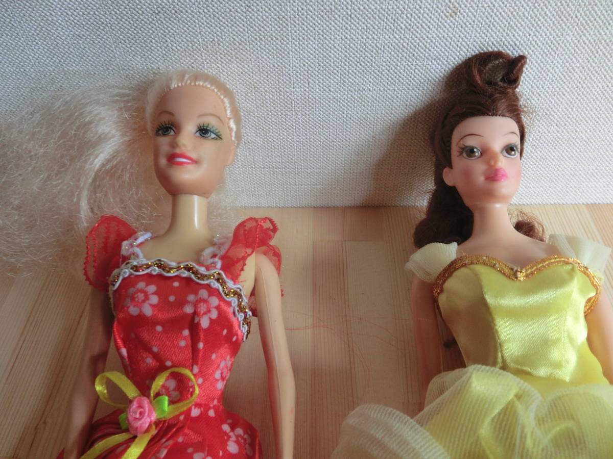 ヤフオク バービー人形 美女と野獣ベル 2体セット ヤフオク バービー人形 美女と野獣ベル 2体セット