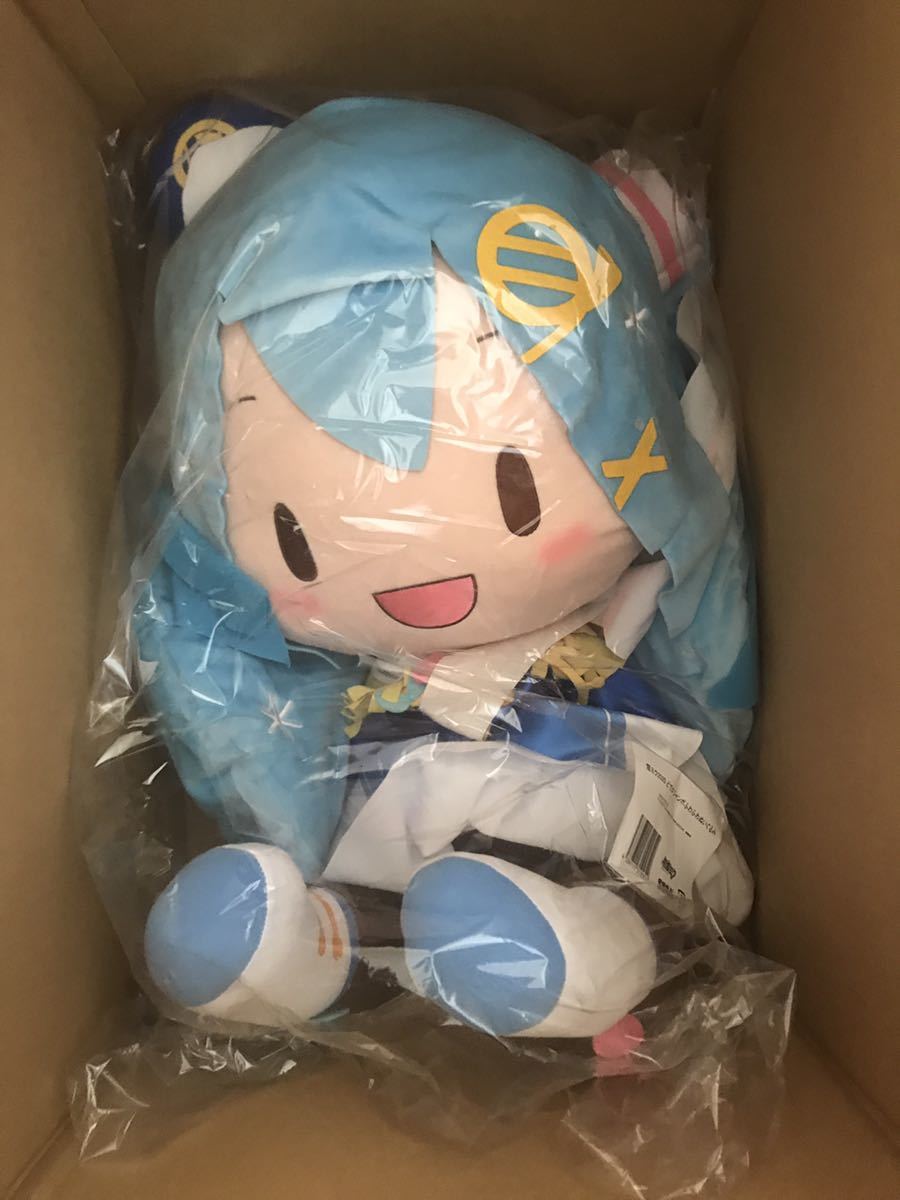 雪ミク 2020 どでかジャンボふわふわぬいぐるみ セガ 国内正規品 完全
