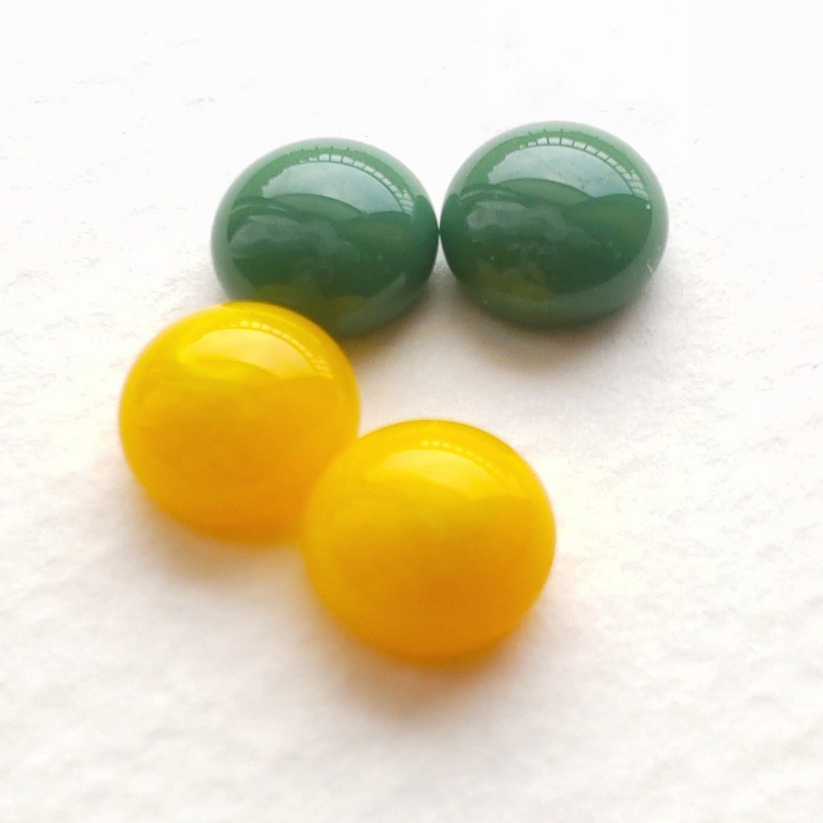 【21G/18G/16G】サージカルステンレスピアス イヤリング ボディピアス  ガラスナギット2ペア No.693