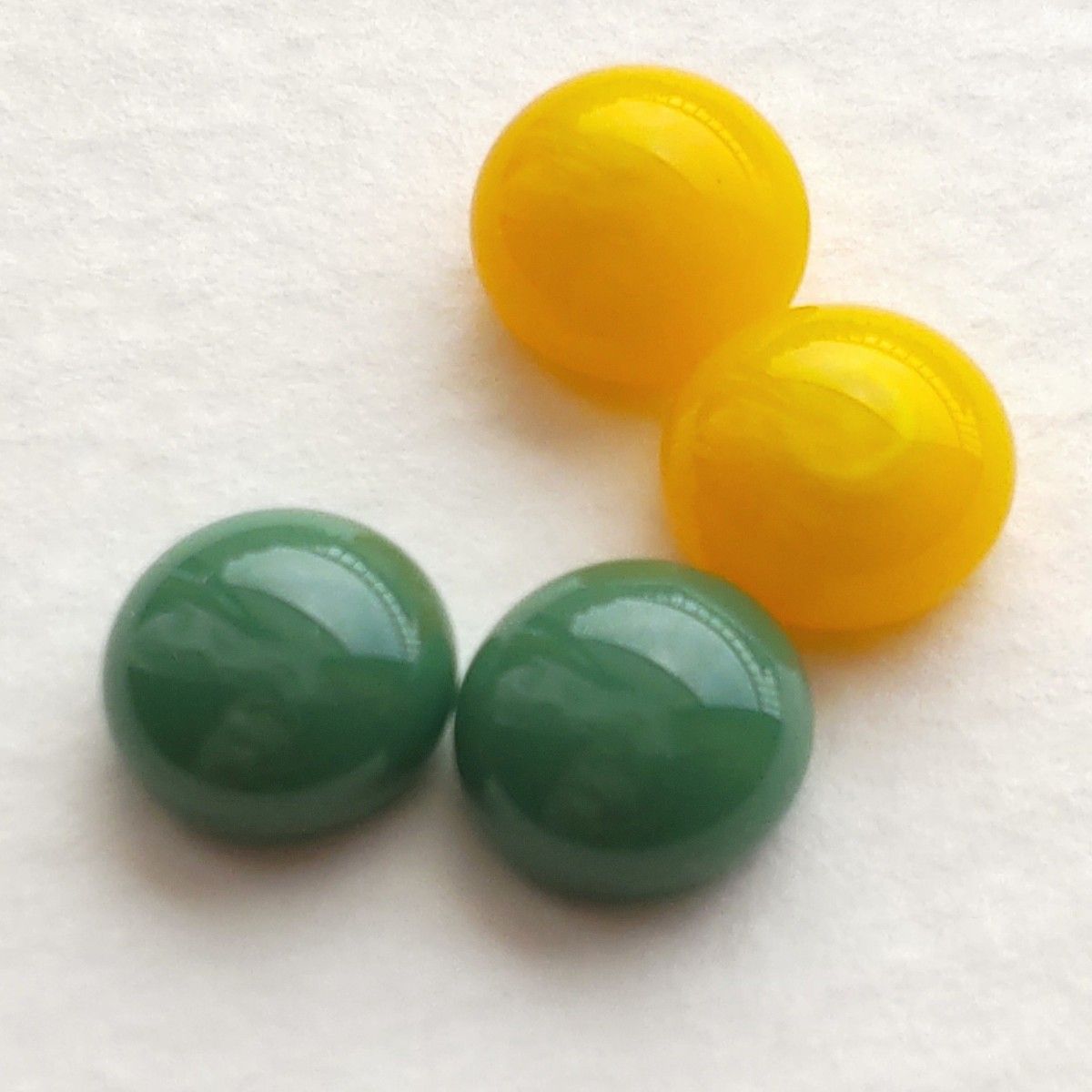 【21G/18G/16G】サージカルステンレスピアス イヤリング ボディピアス  ガラスナギット2ペア No.693