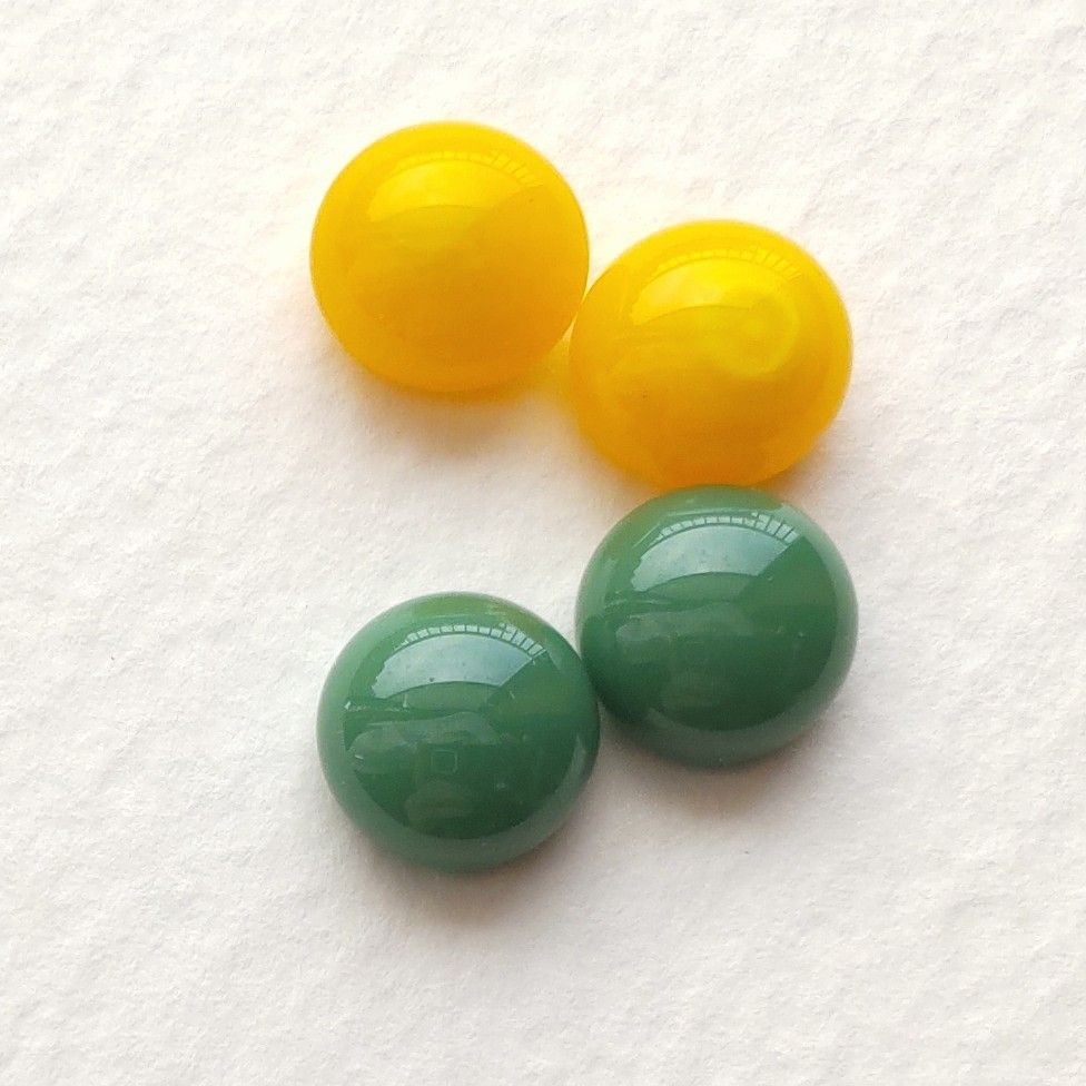 【21G/18G/16G】サージカルステンレスピアス イヤリング ボディピアス  ガラスナギット2ペア No.693