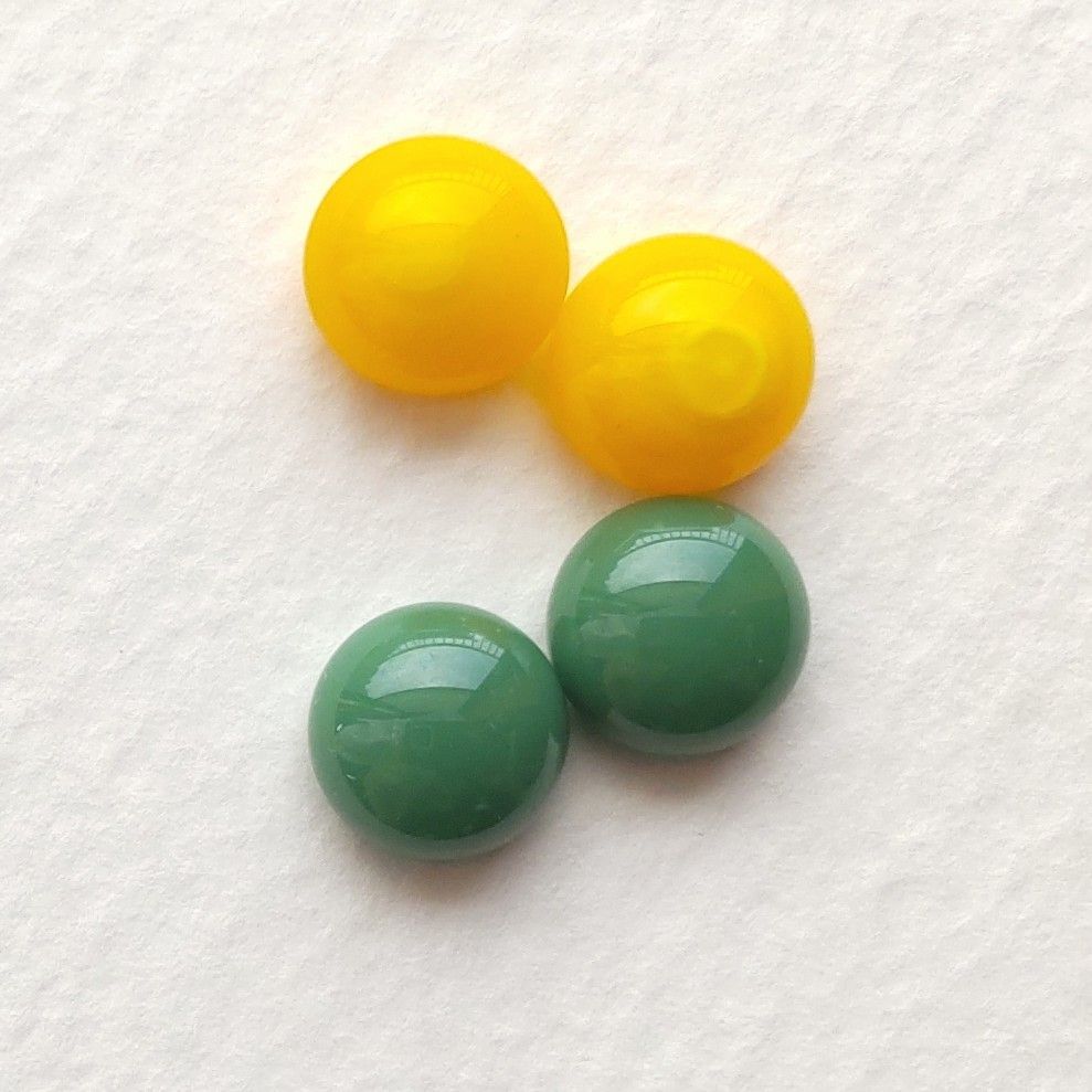 【21G/18G/16G】サージカルステンレスピアス イヤリング ボディピアス  ガラスナギット2ペア No.693