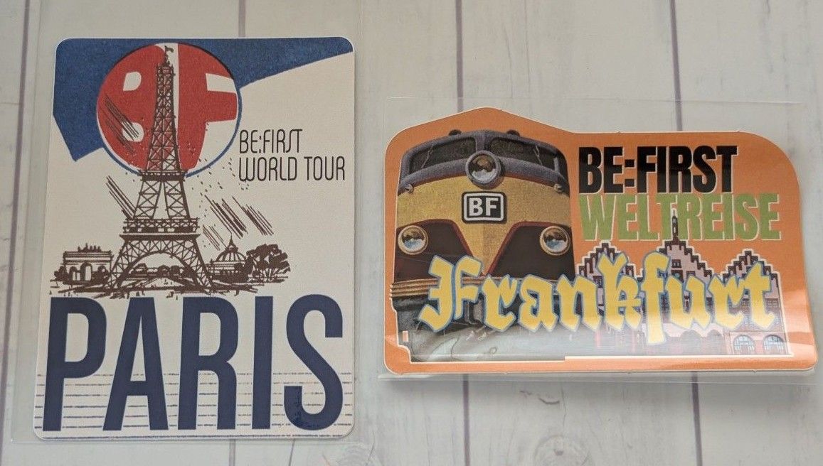 ★貴重★BE:FIRST ワールドツアー パリ ステッカー PARIS be first Paris ステッカー