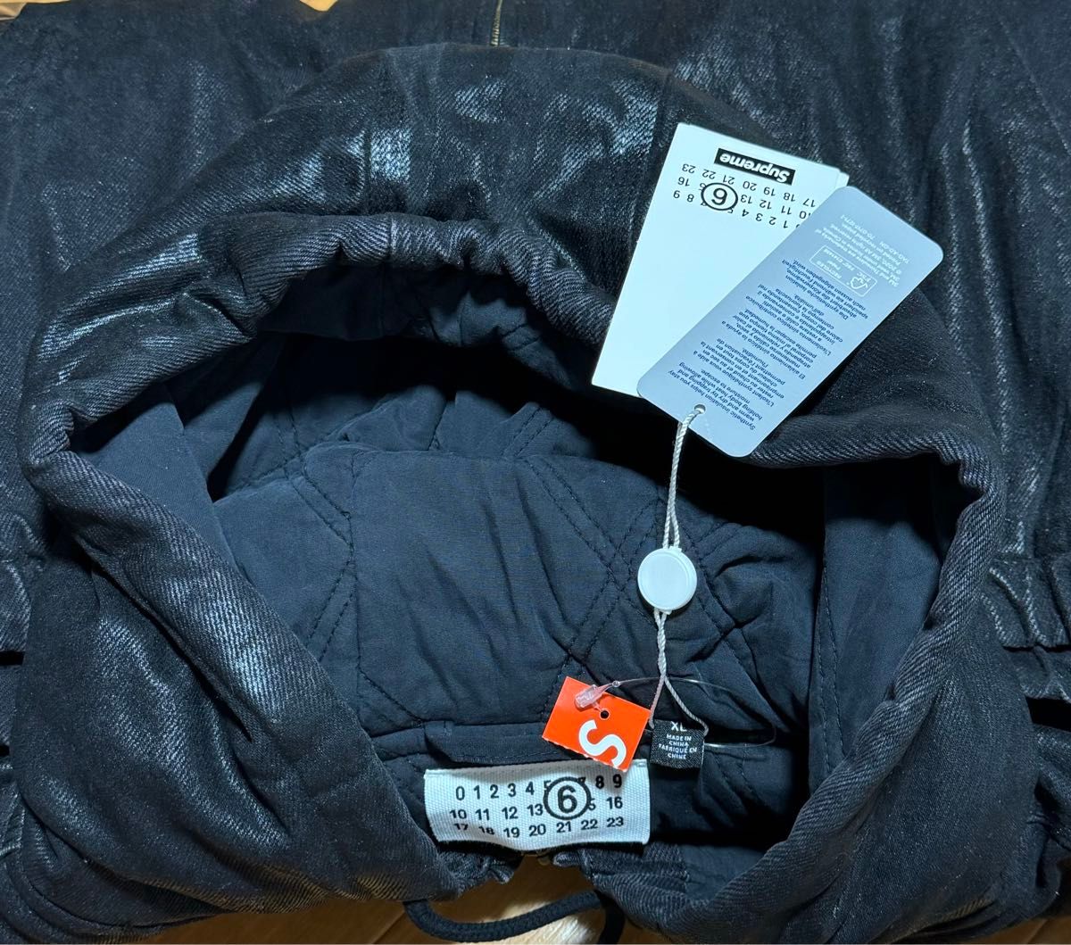 関税送料無料【MM6 Maison Margiela】JACKET Supreme MM6 Maison Margiela Foil Hooded Work Jacket
