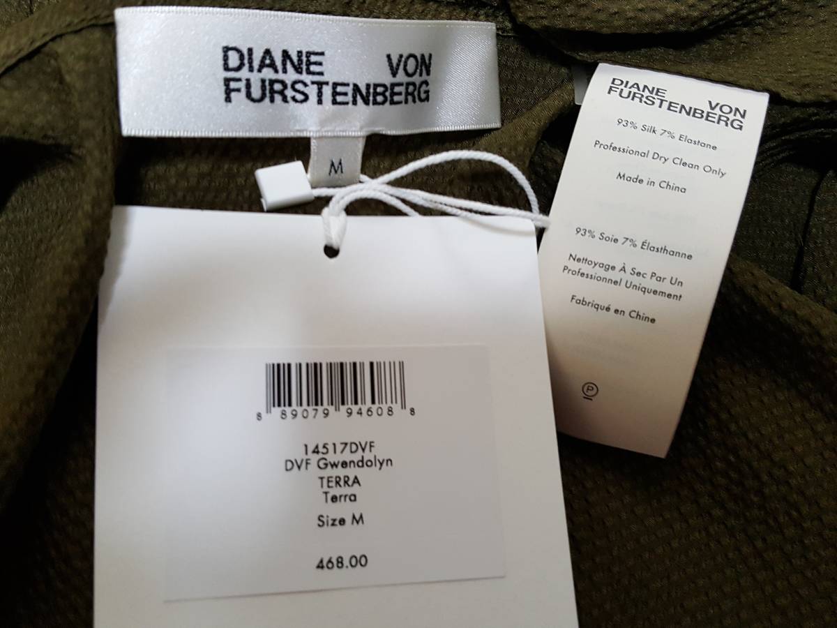  новый товар бесплатная доставка US:M/JP11 номер ~13 номер Diane von Furstenberg Diane phone fa stain балка g короткий рукав LAP One-piece 