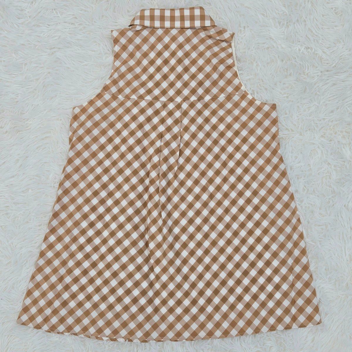 【最終値下】Burberry ブルーレーベル フリルブラウス 36 BURBERRY BLUE LABEL バーバリーブルーレーベル ノースリーブ