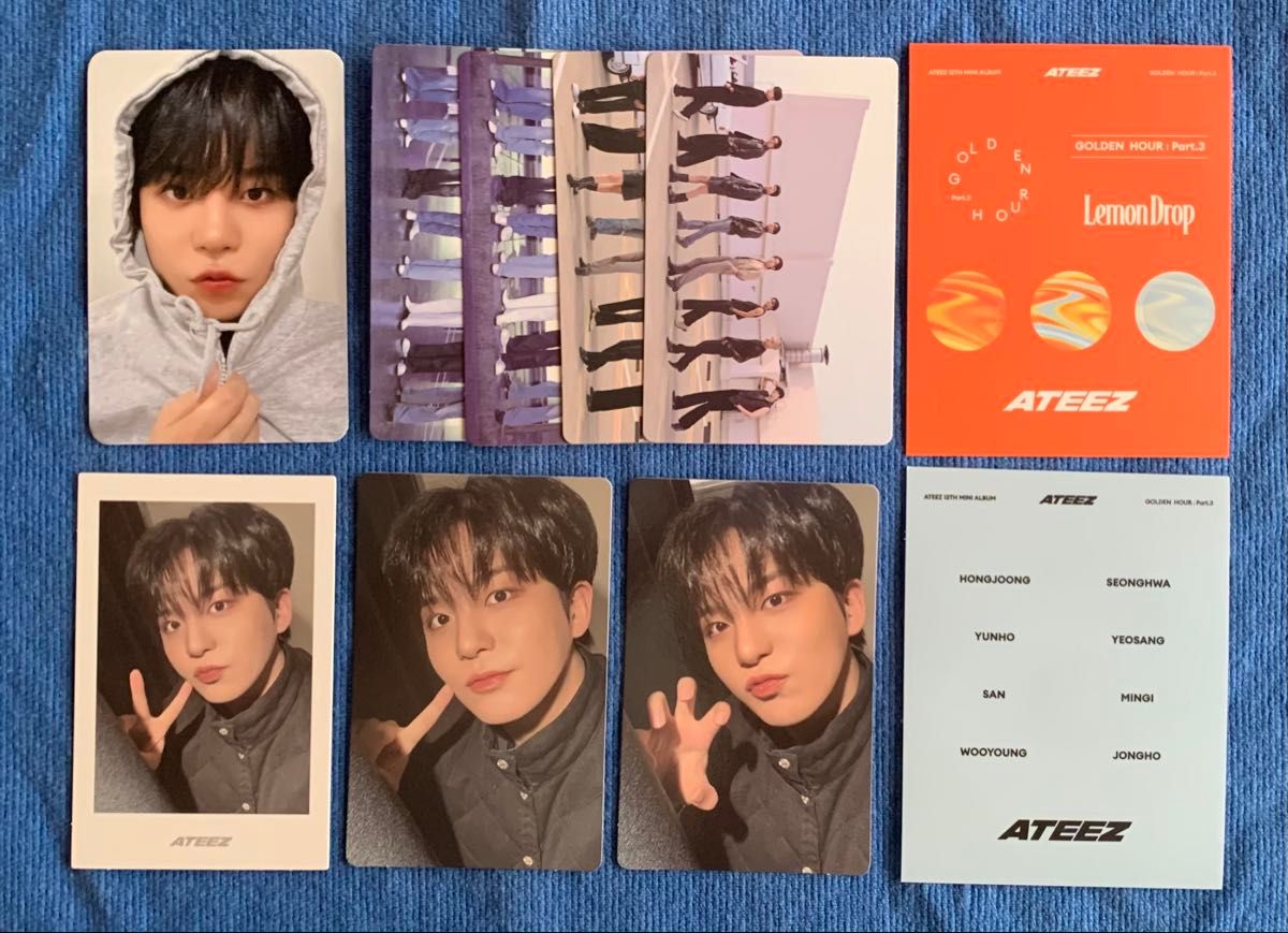 GOT7Yugyeomトレカカード ジョンホ ATEEZ POCAALBUM ポカアルバム 封入特典トレカ