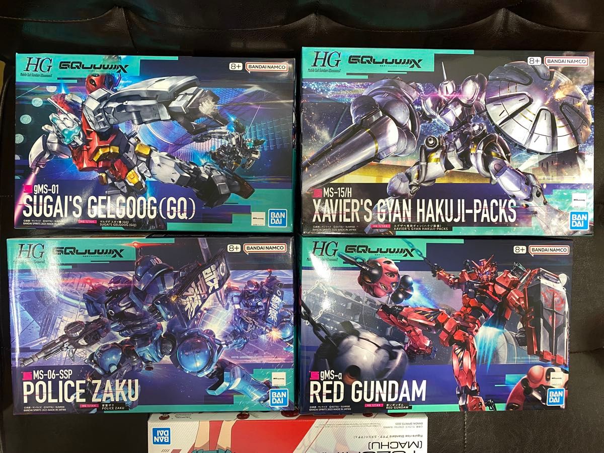 HG ギャン 赤いガンダム ゲルググ スガイ 軍警ザク 4点セット HG ギャン 赤いガンダム ゲルググ スガイ 軍警ザク 4点セット