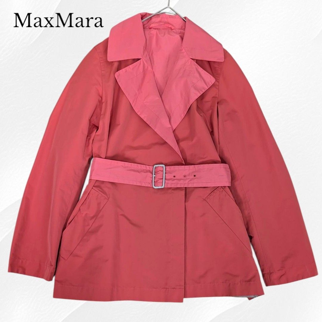 MaxMaraアウトレット●KEN リバーシブルジレ付 撥水 ジャケット Max Maraマックスマーラ テーラードジャケット トレンチコート