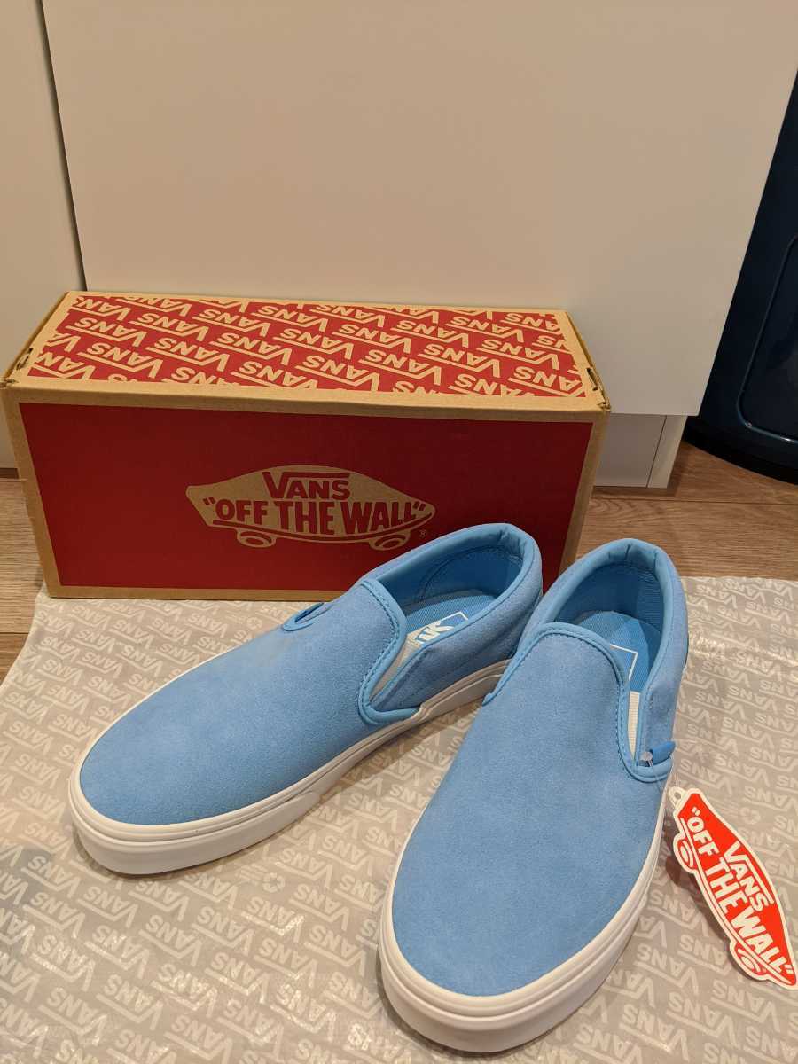  новый товар VANS US план туфли без застежки замша Vans Van zSLIP ON 24cm SUEDE