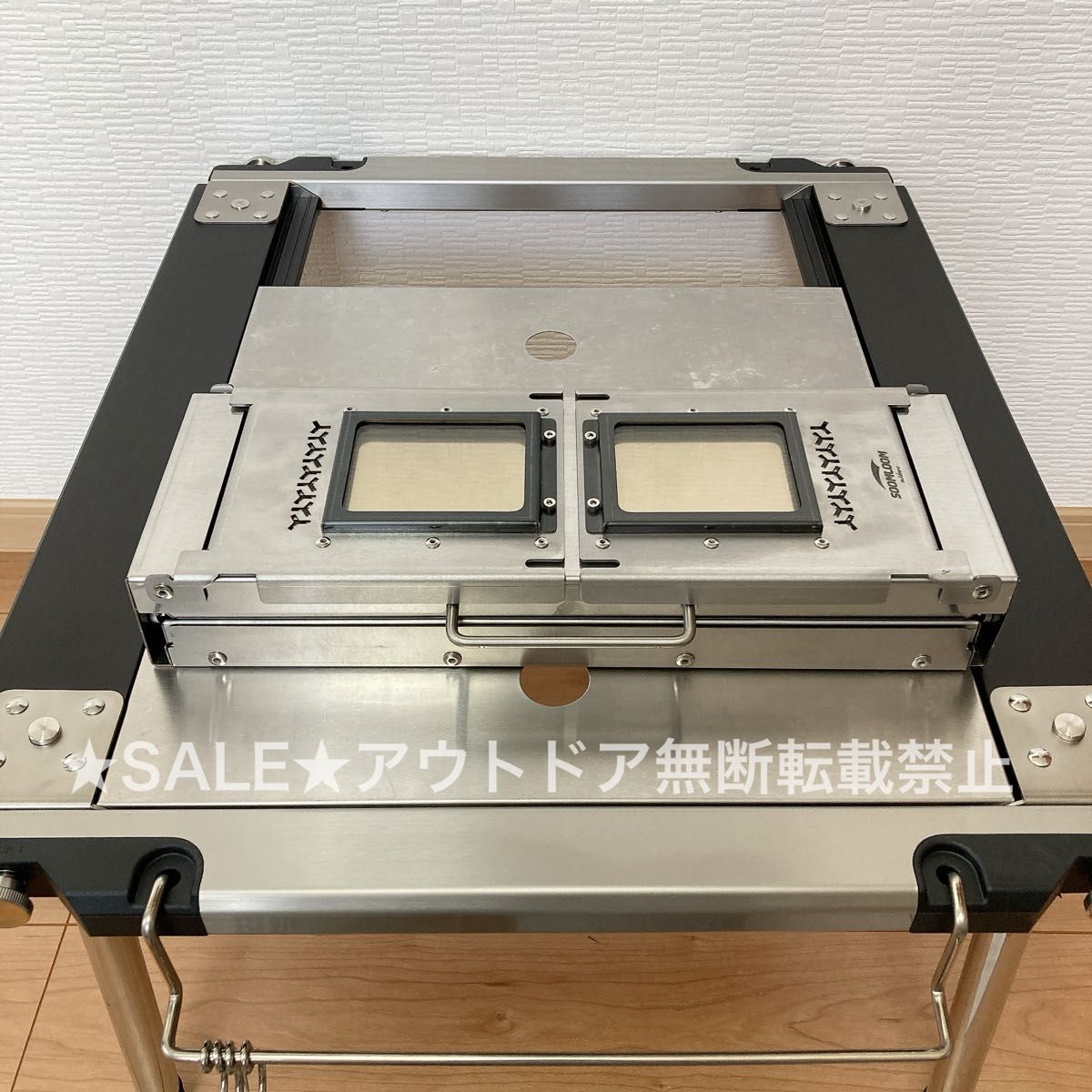 IGT ハーフユニット 焚き火台 二次燃焼 バーナー スノーピーク 焚火台 IGT ハーフユニット 焚き火台 二次燃焼 バーナー 調理