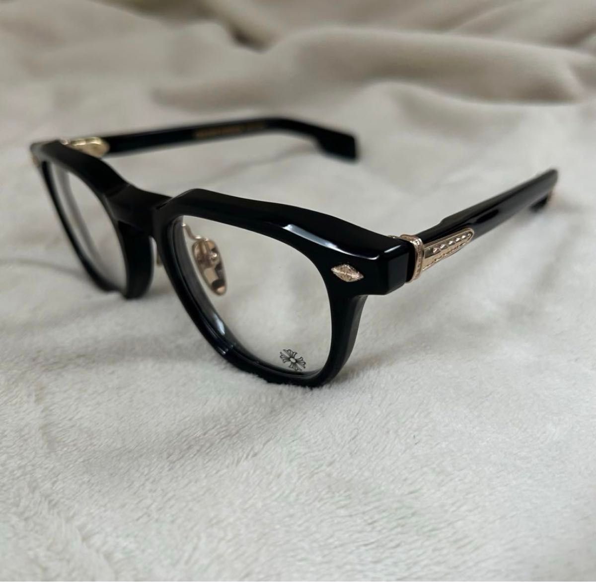 新品未使用!クロムハーツ メガネケース メガネ拭き付き! CHROME HEARTS (クロムハーツ) メガネ メガネ拭きメガネケース