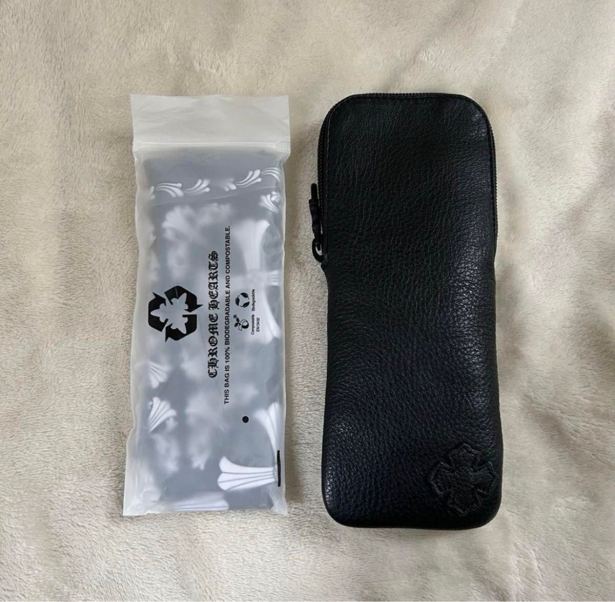 新品未使用!クロムハーツ メガネケース メガネ拭き付き! CHROME HEARTS (クロムハーツ) メガネ メガネ拭きメガネケース