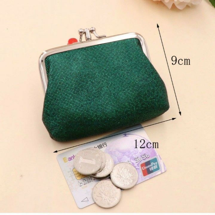 【新品未使用】kawakawa がま口 財布 コインケース グレー 緑 財布 がま口 レディース ミニウォレット 小銭入れ コインケース