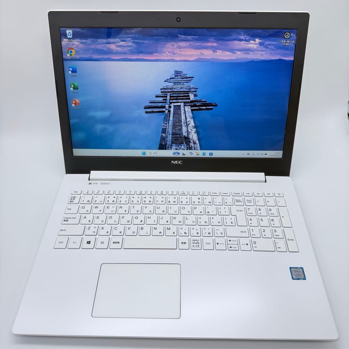 綺麗な白!初心者向け設定済 Windows11 NECノートパソコン 060 美品 NEC Lavie ノートパソコン 第8世代 Core i7 SSD 512GB
