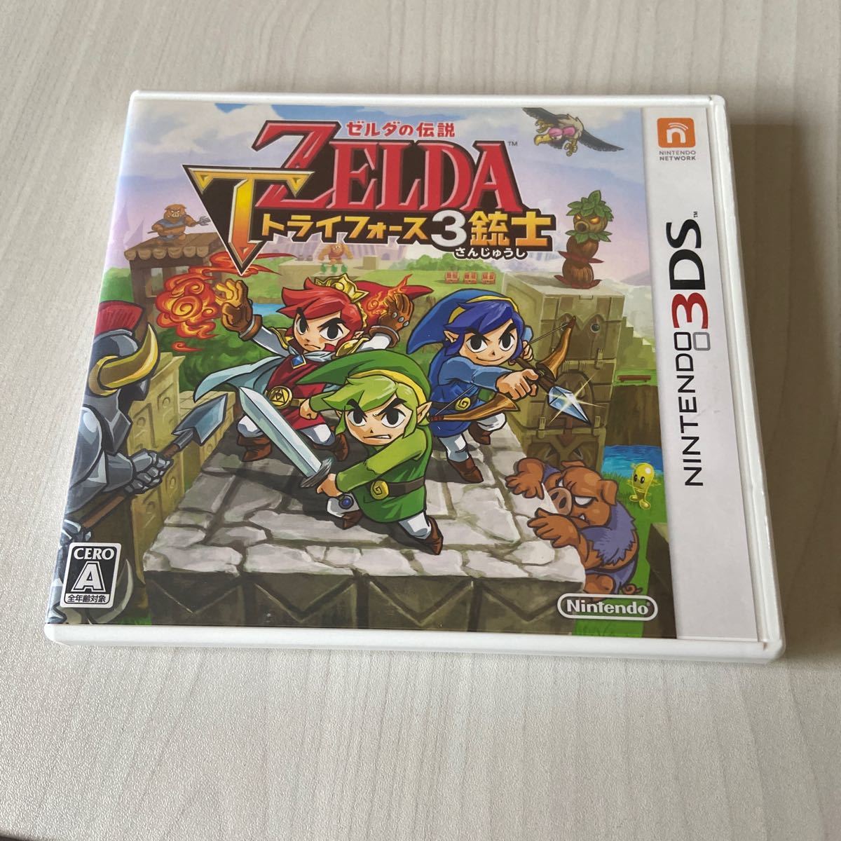 Paypayフリマ 3ds ゼルダの伝説 トライフォース3銃士 Paypayフリマ 3ds ゼルダの伝説 トライフォース3銃士