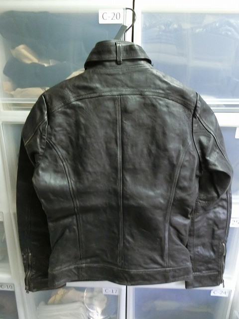 jun hashimoto カウレザー ライダース ジャケット 2 ブラック #LET018