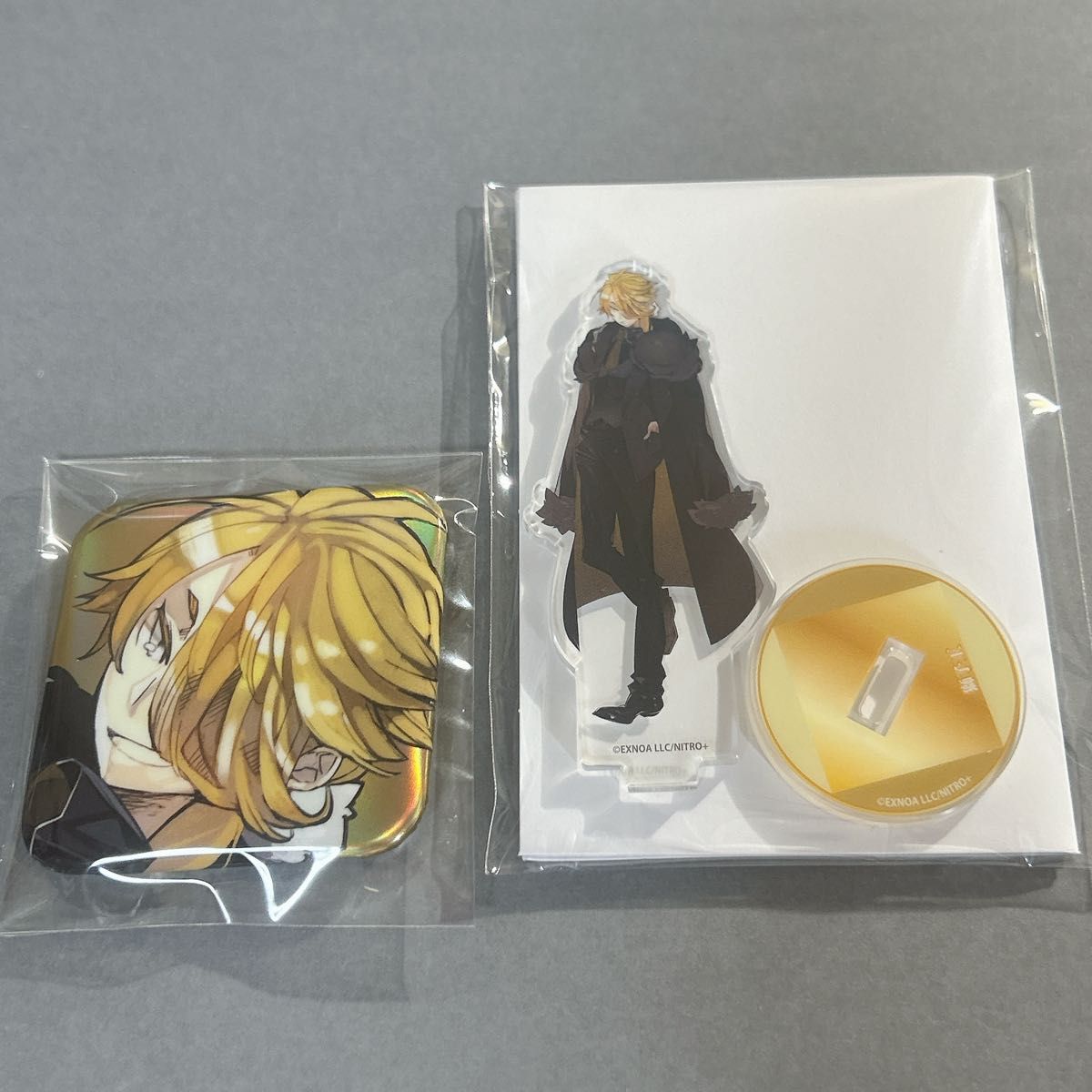 刀剣乱舞 大本丸博 大慶直胤 スクエア缶バッジ 祝装 ミニ アクリルスタンド 刀剣乱舞 大本丸博 スクエア缶バッジ&祝装ミニアクリルスタンド